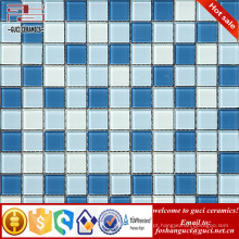 China fabricar 2017 azul piscina mosaico mosaico de vidro telhas